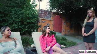 Ź�babeう新しいbusty stepmomに彼女のその他の不正な行為が発覚した場合stepmom.彼らはkissっlicksのtattooed milfs足しfacesits人