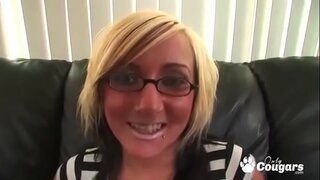 Candy Jones Lader En Sort Mand Cum Inde I Hendes Fisse