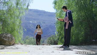 Svarthårig Sport Babe Ha Sex Med Coach