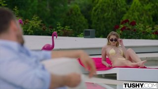 سے tushy شہوانی ، شہوت انگیز Eyla ہے پہلا مقعد تجربہ چینی والد صاحب کے ساتھ